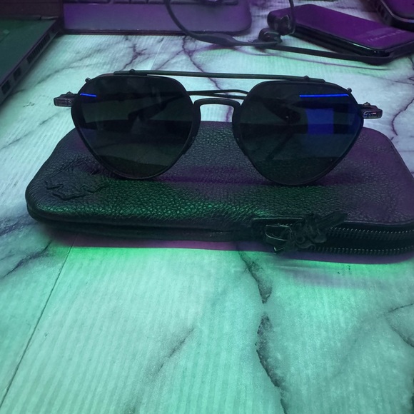 Chrome Hearts Black Sunglasses